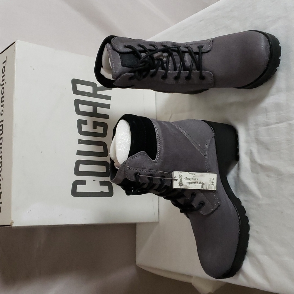 NEW Cougar Darbi Genuine Calf Hair Waterproof Ankle Boot